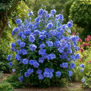 Гибискус Сансет Блоссом купить по цене от 248р. в интернет-магазине «Посадика» с доставкой почтой в в Валдайе и по всей России – [изображение №1].