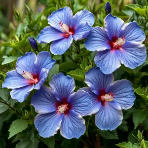 Гибискус садовый Блуминг Квин купить по цене от 259р. в интернет-магазине «Посадика» с доставкой почтой в в Валдайе и по всей России – [изображение №1].