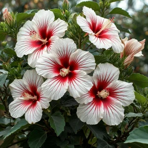 Гибискус Рэд Элеганс купить по цене от 380р. в интернет-магазине «Посадика» с доставкой почтой в в Валдайе и по всей России – [изображение №1].