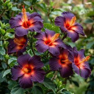 Гибискус Вивида Флэр купить по цене от 279р. в интернет-магазине «Посадика» с доставкой почтой в в Валдайе и по всей России – [изображение №1].