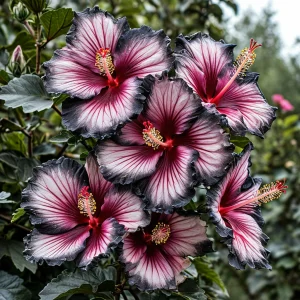 Гибискус садовый Самер Бридж купить по цене от 306р. в интернет-магазине «Посадика» с доставкой почтой в в Валдайе и по всей России – [изображение №1].